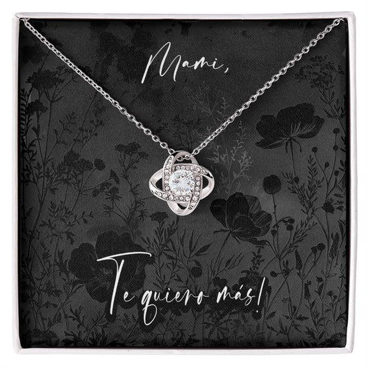 Black Fields Spanish Mami Mother's Day Pendant Birthday Gift