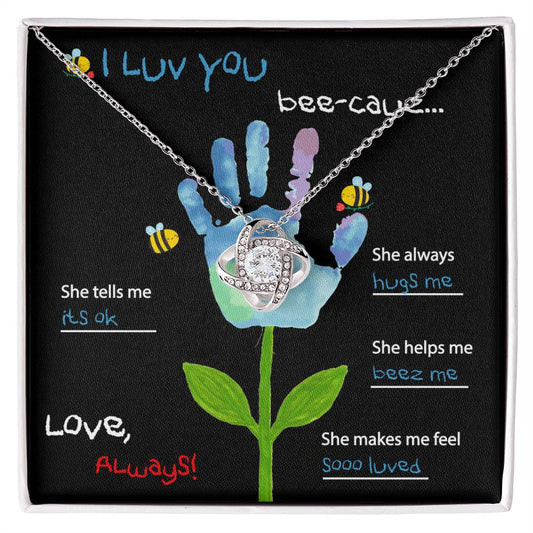 Mother's Day from Kid Pendant Necklace Birthday Gift Wife