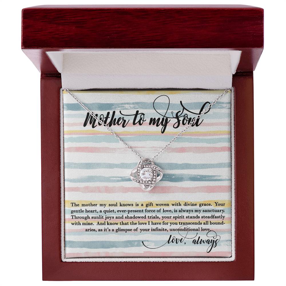 Mother's Day to My Soul Pendant Necklace Birthday Wife Gift